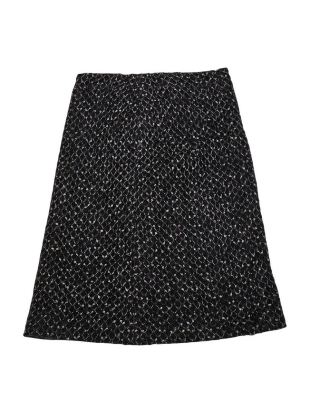 Chanel Set Suit Jacket Skirt Size 36 Black Nylon Silk Mohair - Picture 7 of 11